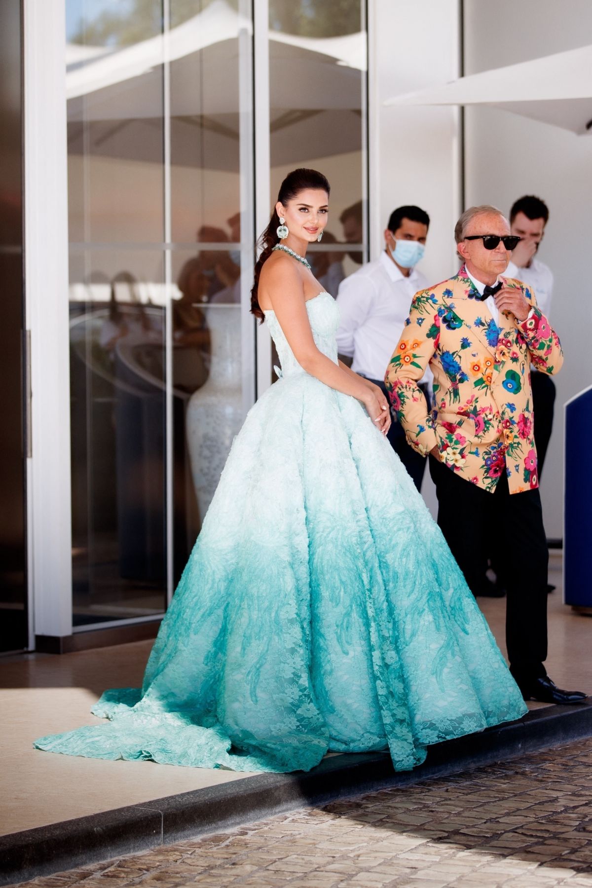 Mahlagha Jaberi at the premiere of "Tre Piani" during the Cannes Film Festival 