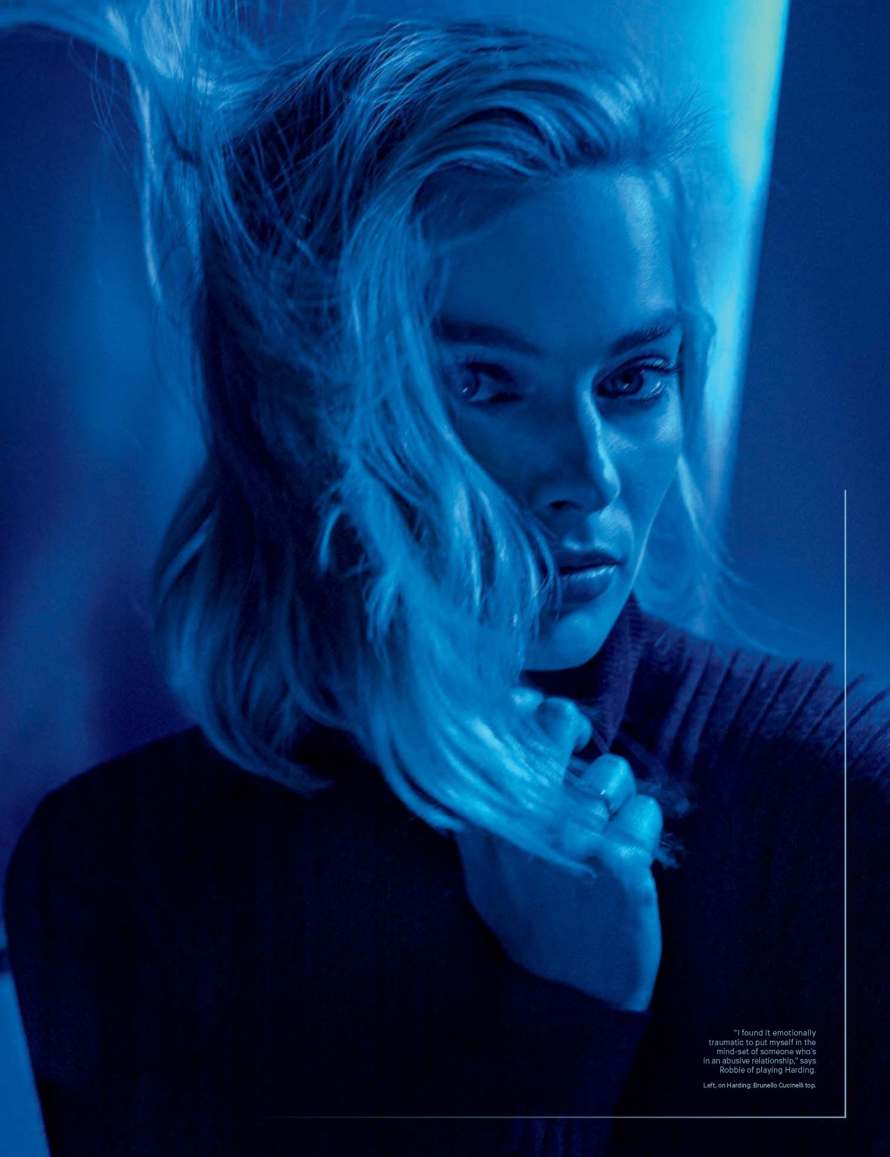 Margot Robbie in THR Magazine