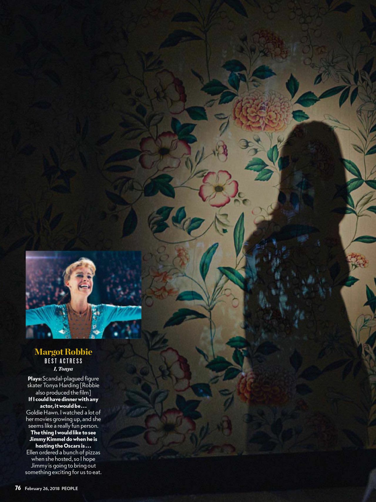Photo from Margot Robbie – People Magazine, February 36th 2018