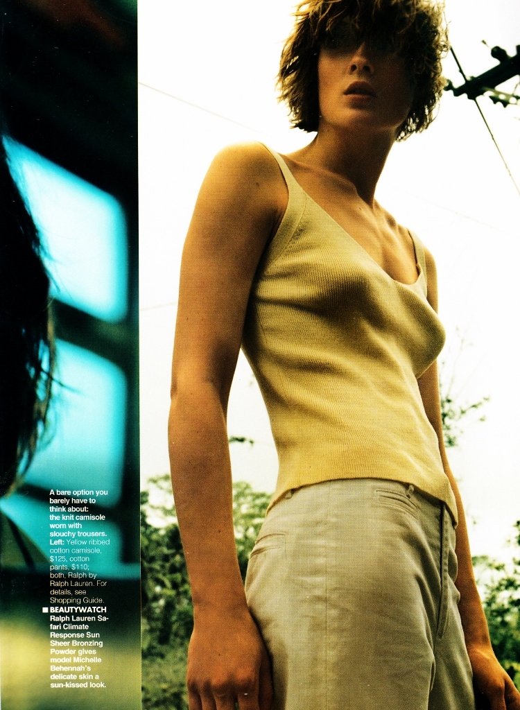 Michelle Behennah - Elle US, May 1997