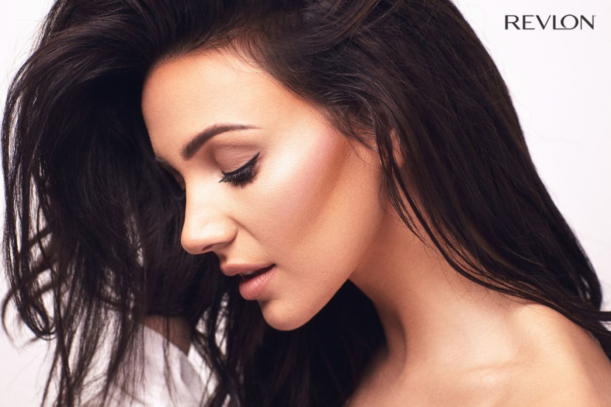 Photo from Michelle Keegan for Revlon, 2017 Campaign