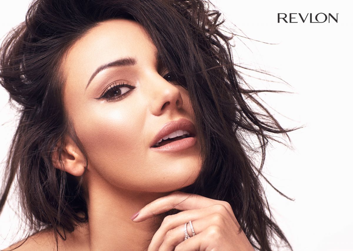 Photo from Michelle Keegan for Revlon, 2017 Campaign