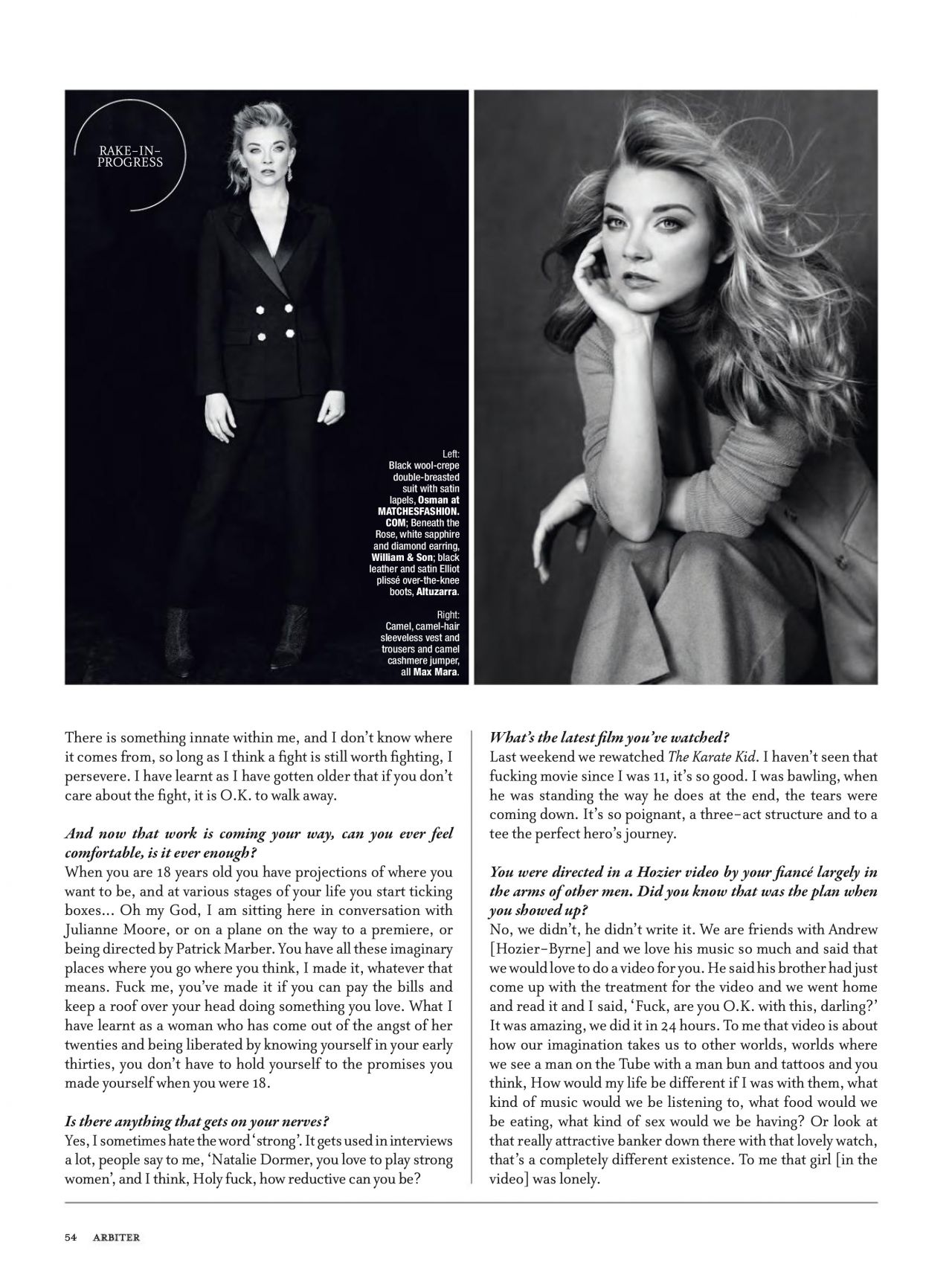 Photo from Natalie Dormer – The Rake December 2017 Issue