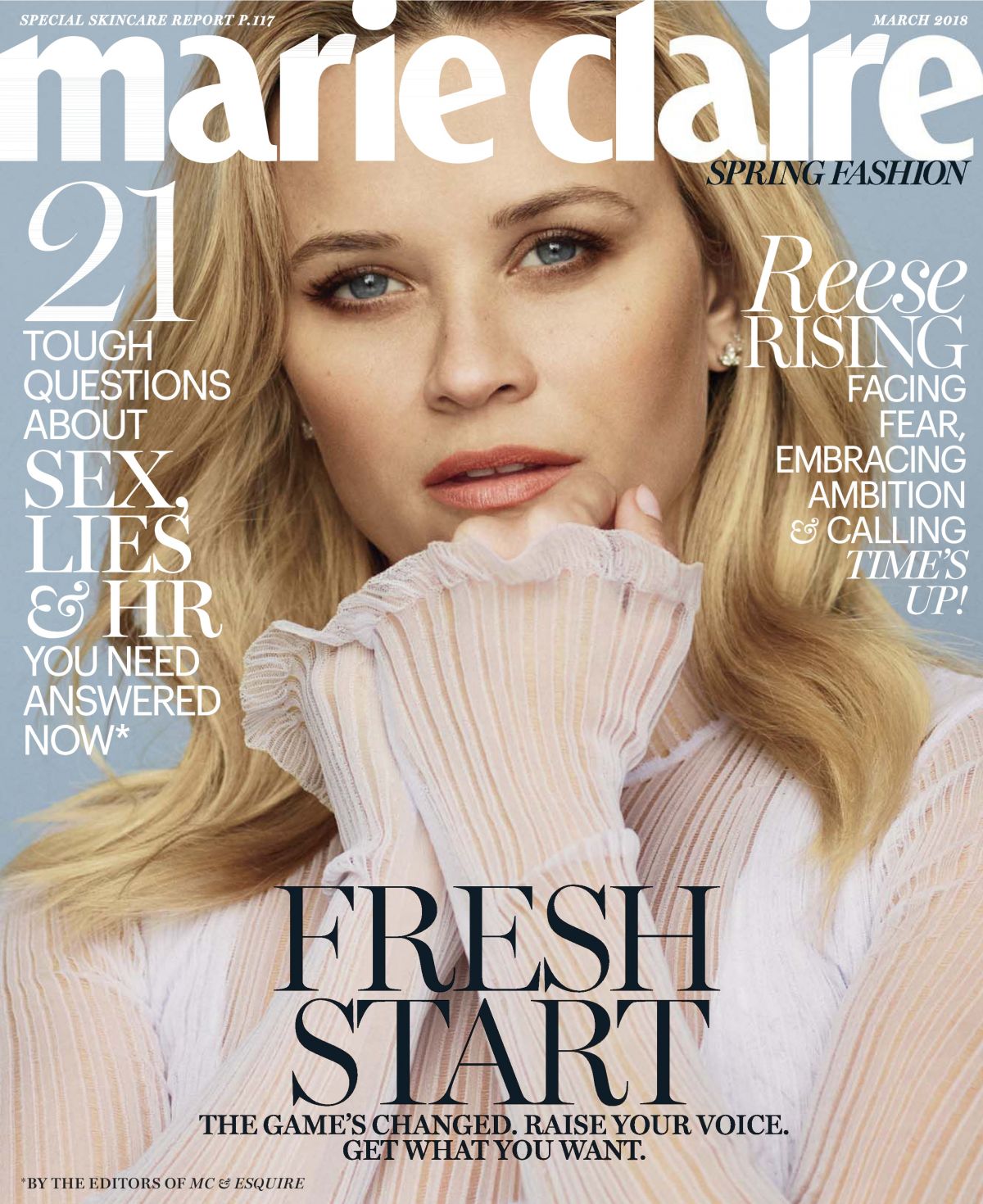 Photo from Reese Witherspoon in Marie Claire Magazine, March 201