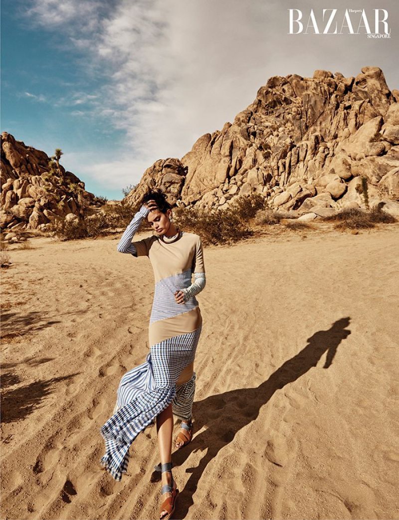 Photo from SARA SAMPAIO in Harper’s Bazaar Magazine, Singapore February 2018