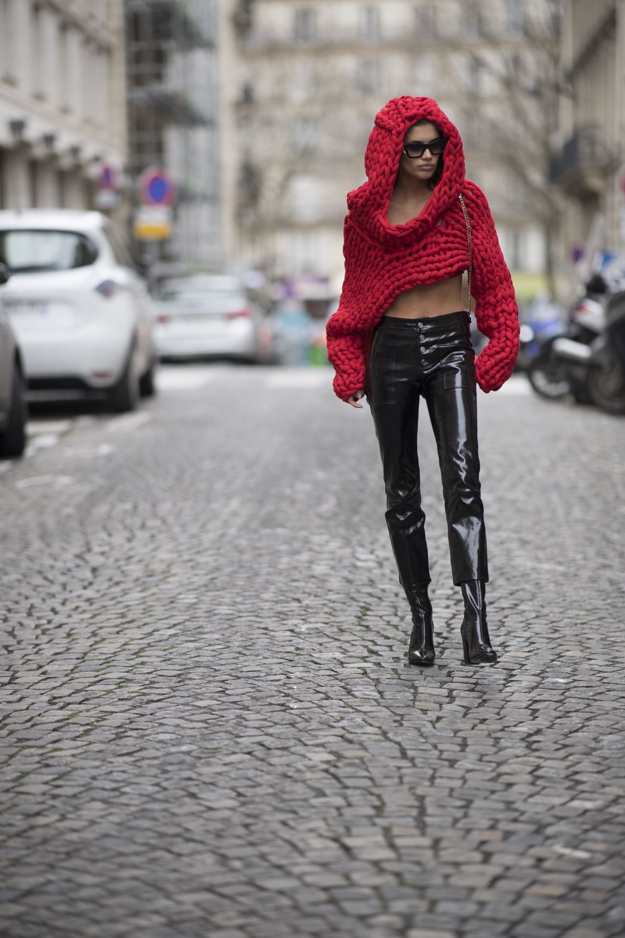 Photo from Sara Sampaio Street Fashion – Paris Fashion Week 01/23/2018