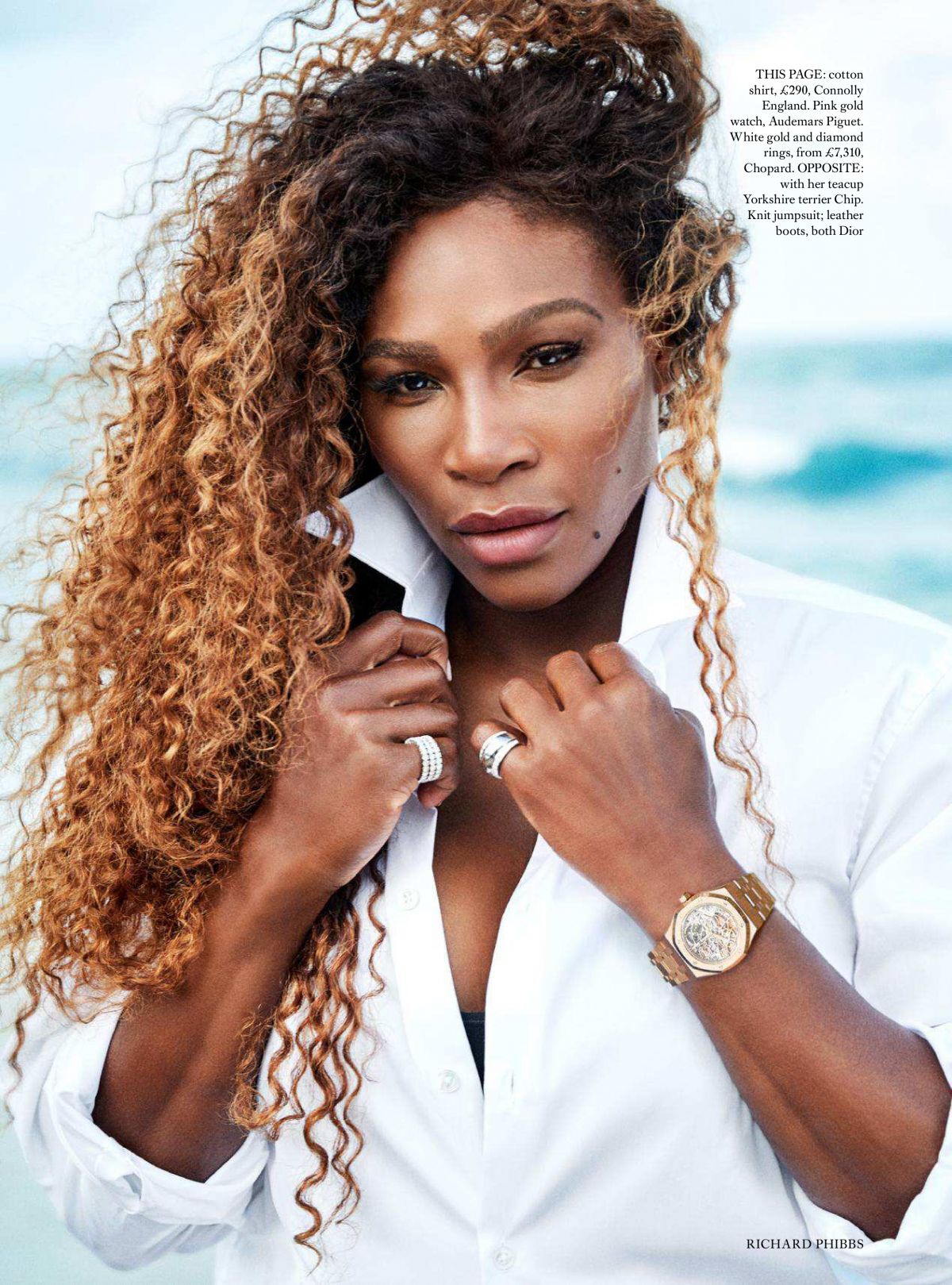 Photo from Serena Williams in Harper’s Bazaar, UK July 2018