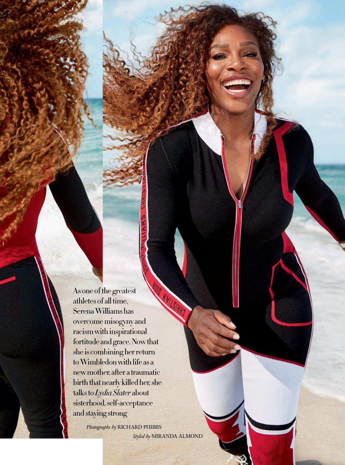 Photo from Serena Williams in Harper’s Bazaar, UK July 2018