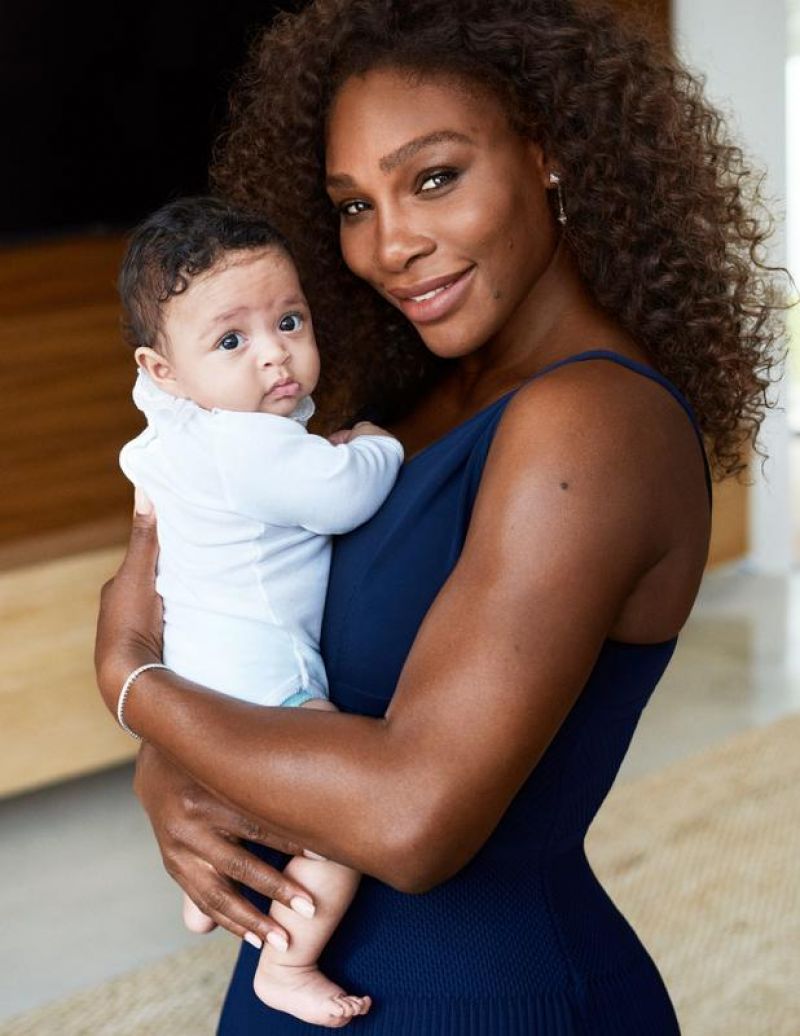 Photo from SERENA WILLIAMS in Vogue Magazine, February 2018