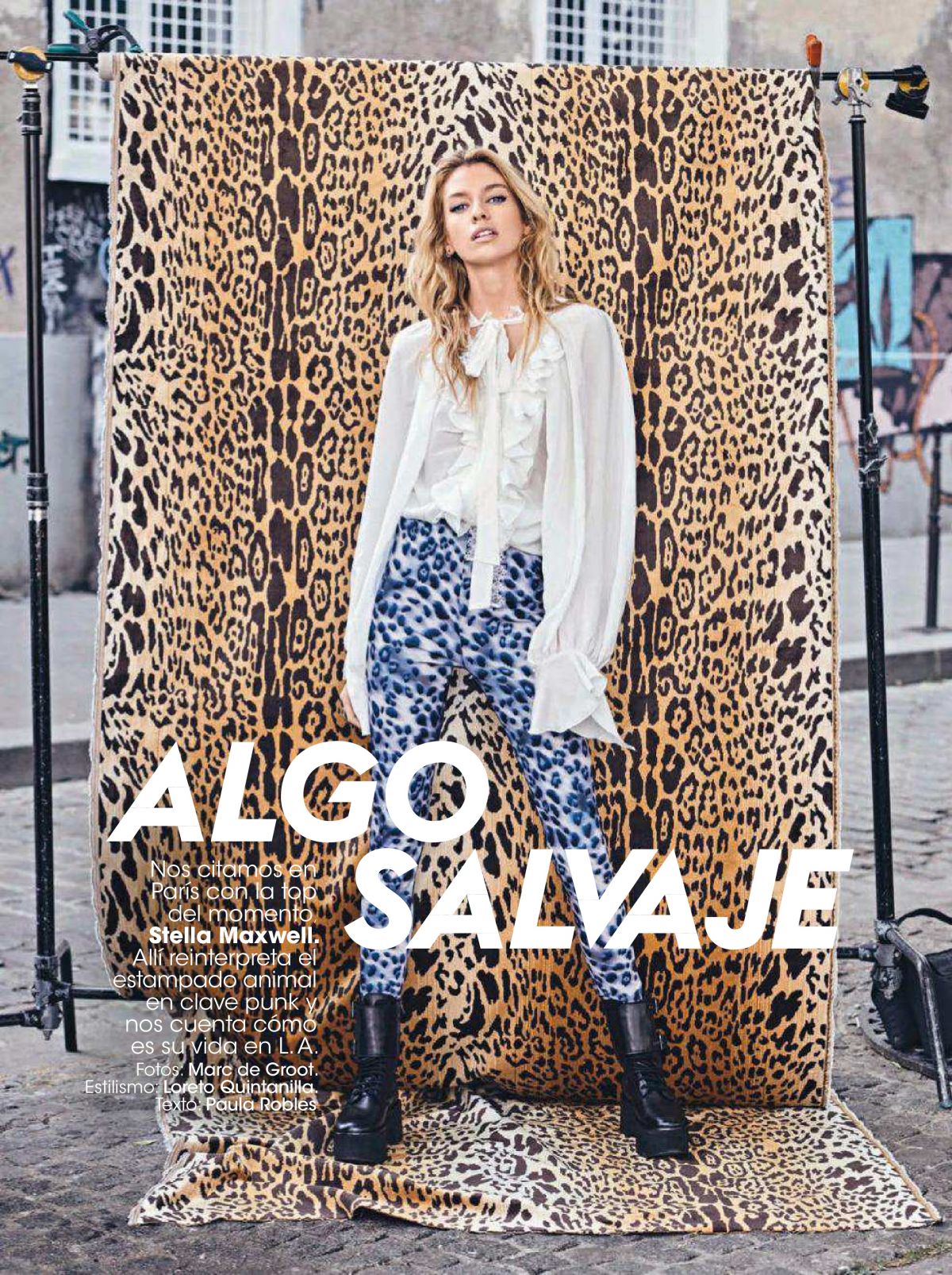 Photo from Stella Maxwell in Glamour, Spain September 2018