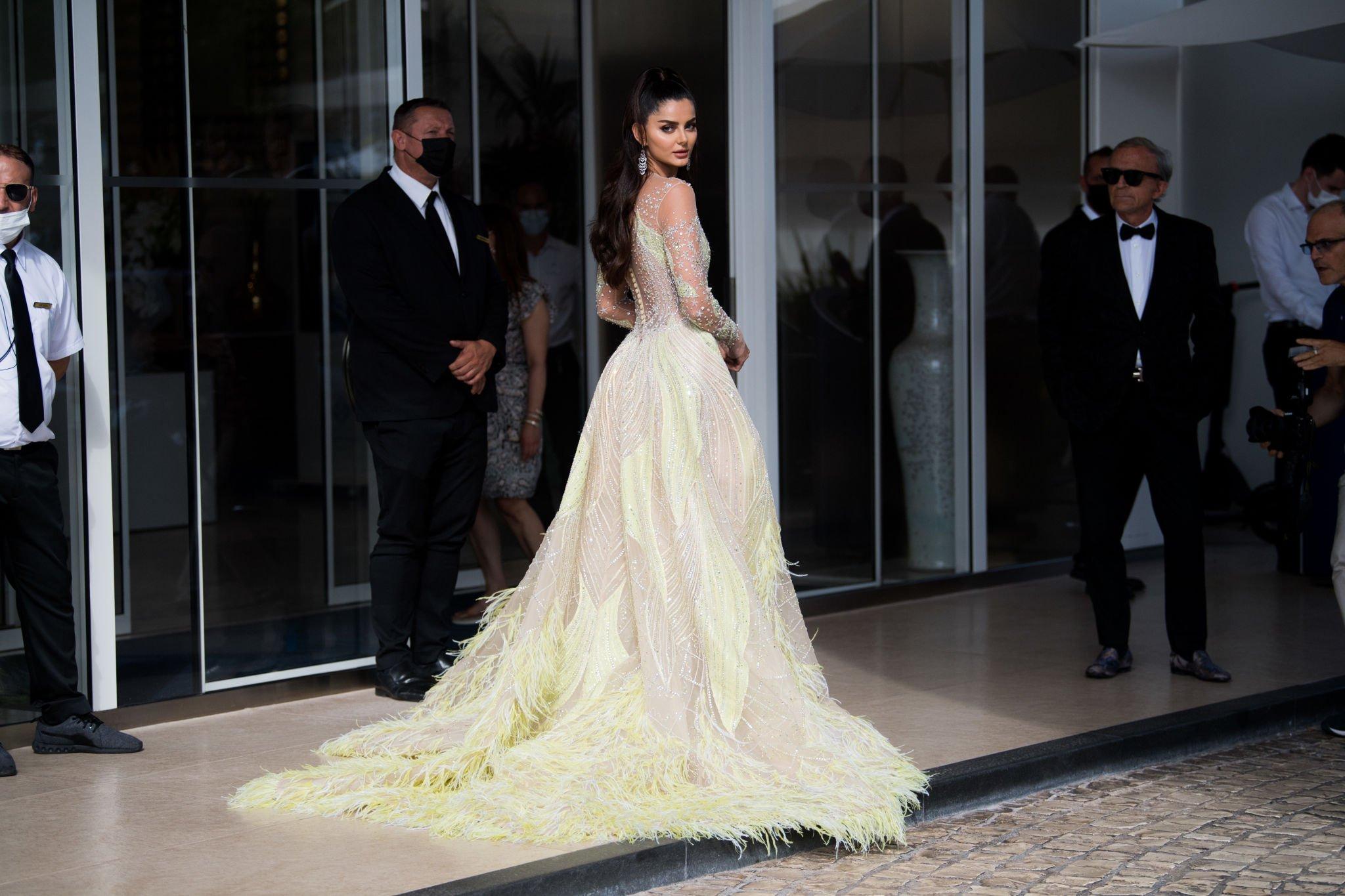 Mahlagha Jaberi at the premiere of "France" during the Cannes Film Festival 