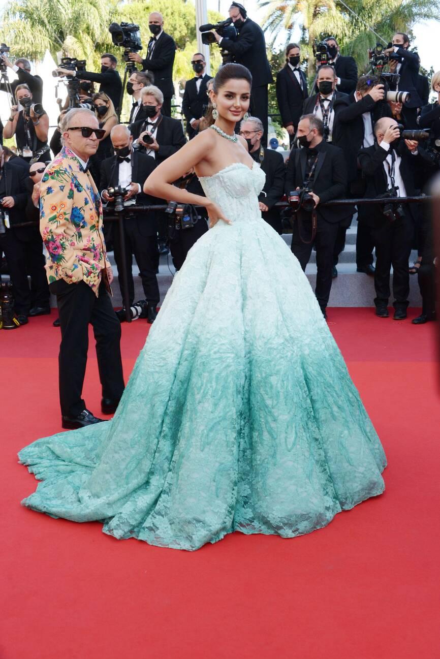 Mahlagha Jaberi at the premiere of "Tre Piani" during the Cannes Film Festival 