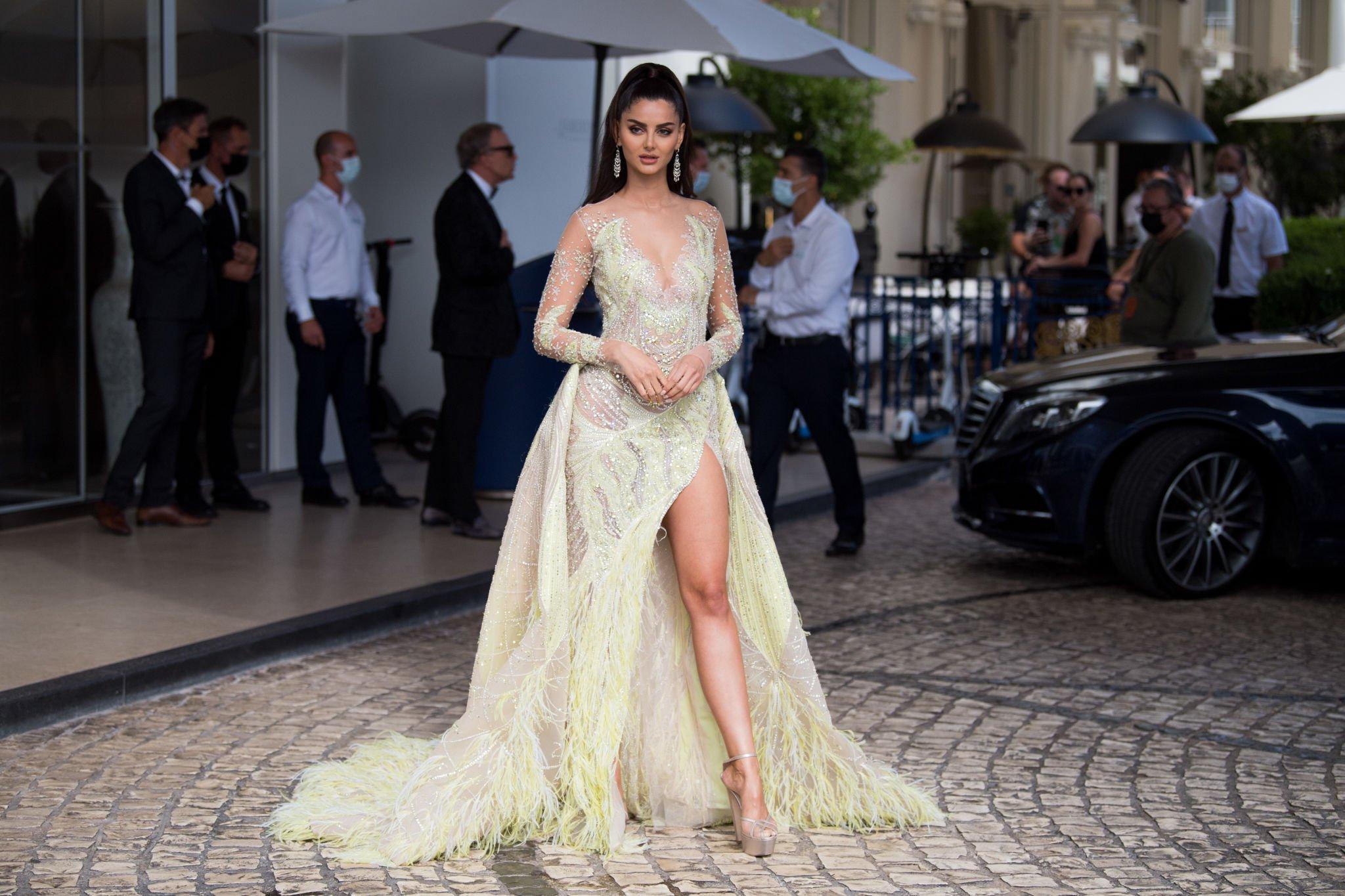 Mahlagha Jaberi at the premiere of "France" during the Cannes Film Festival 