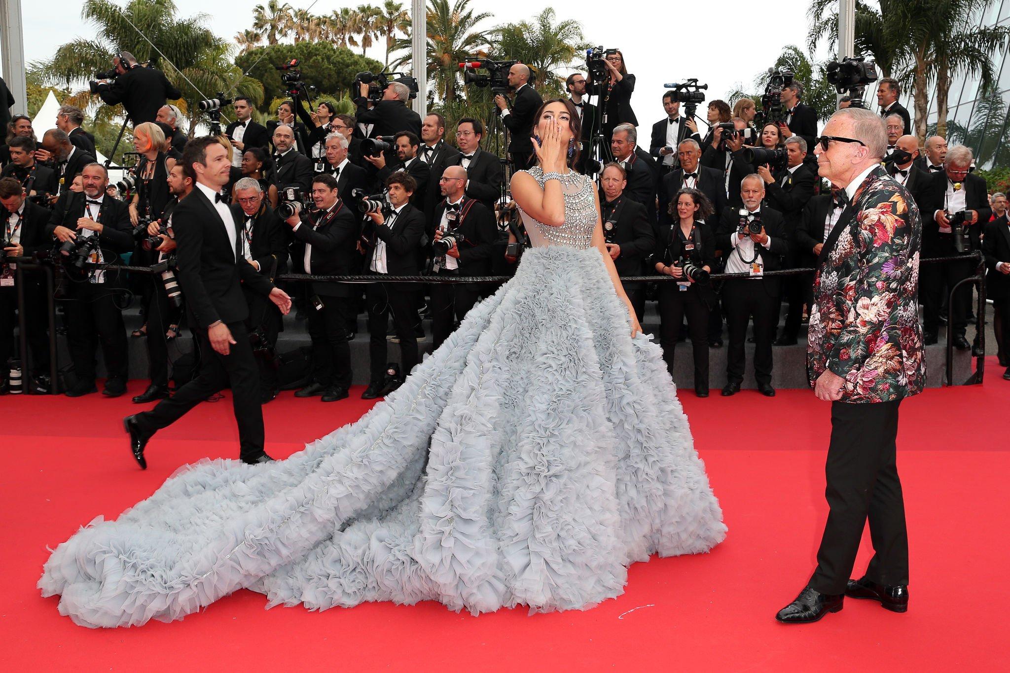 Mahlagha Jaberi at the premiere of "Top Gun: Maverick" - Cannes Film Festival 