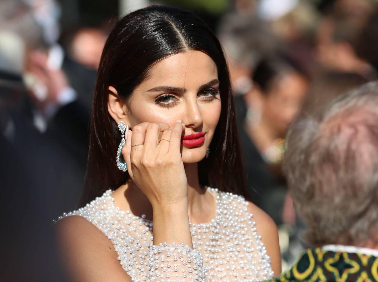 Photo from Mahlagha Jaberi at the premiere of "Aline" during the Cannes Film Festival 