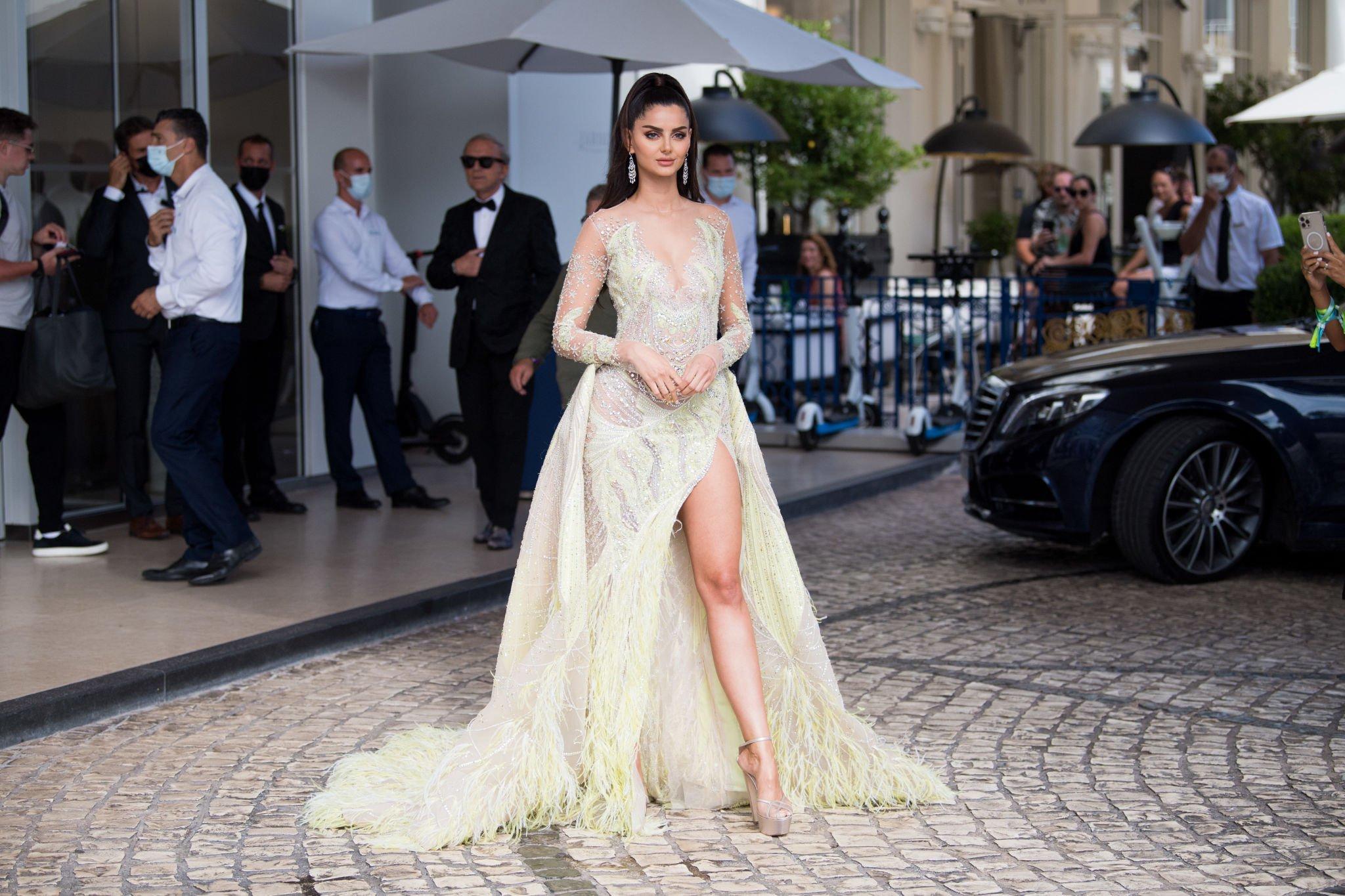 Mahlagha Jaberi at the premiere of "France" during the Cannes Film Festival 