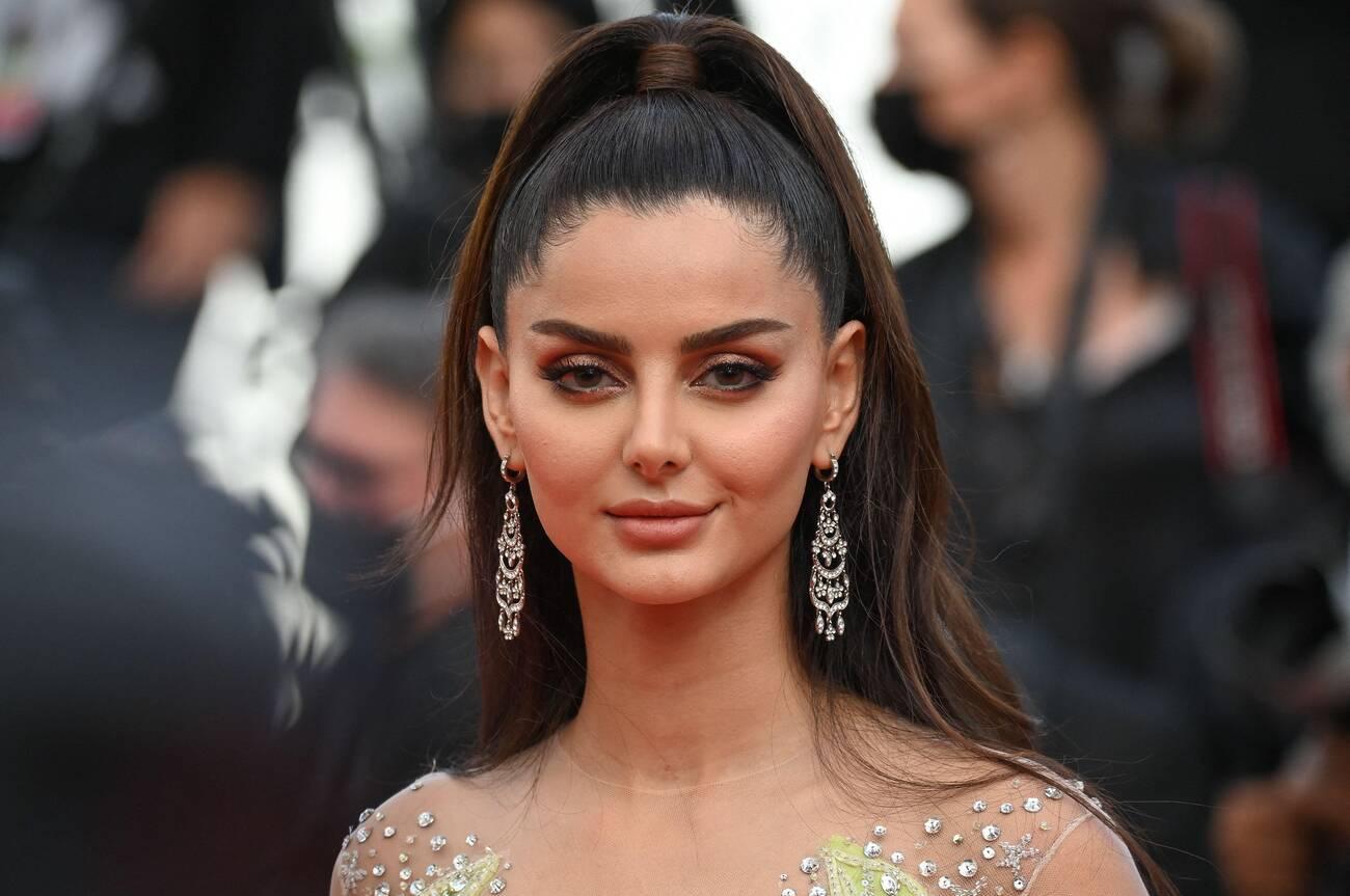 Mahlagha Jaberi at the premiere of "France" during the Cannes Film Festival 