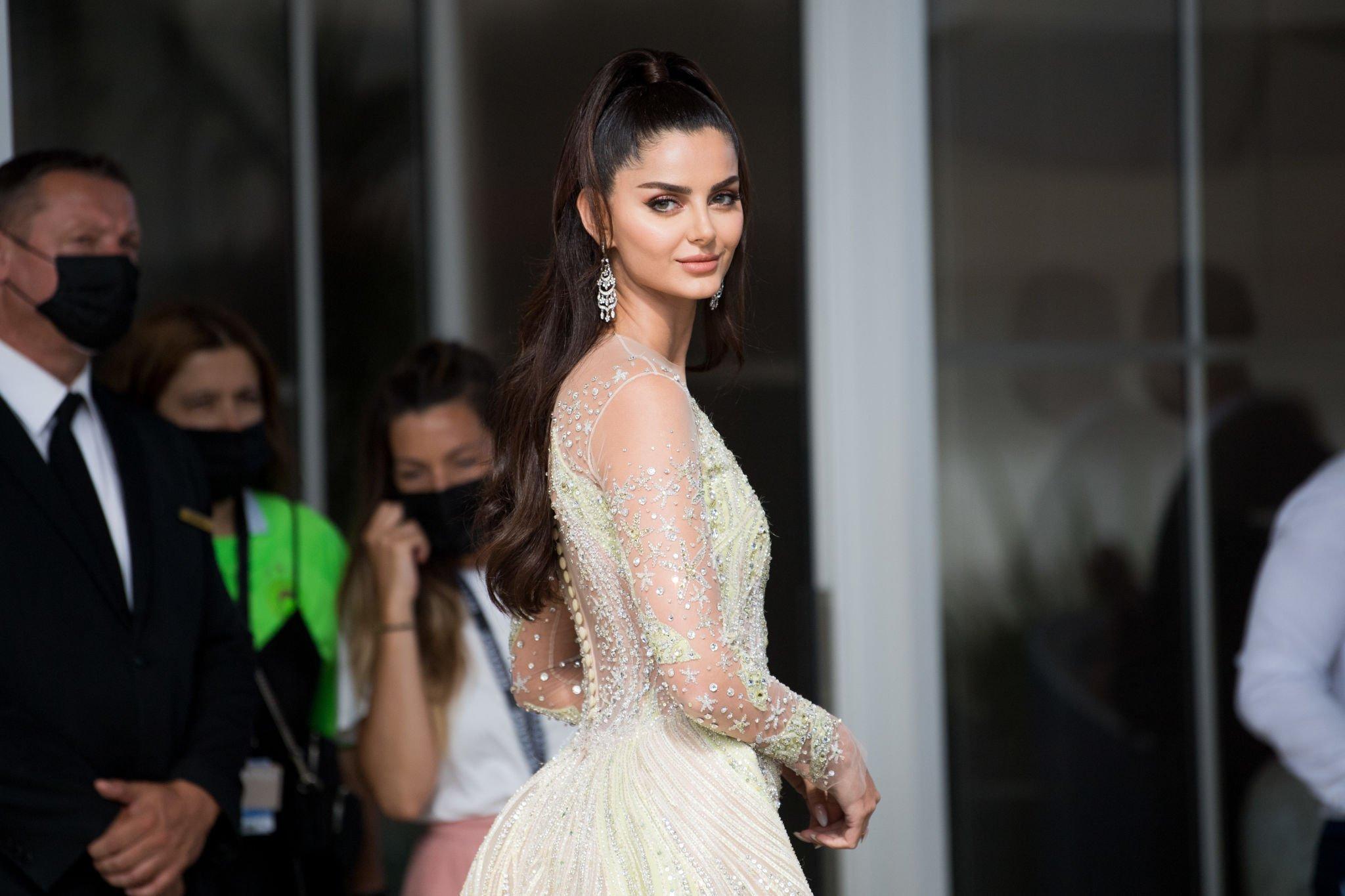 Photo from Mahlagha Jaberi at the premiere of "France" during the Cannes Film Festival 