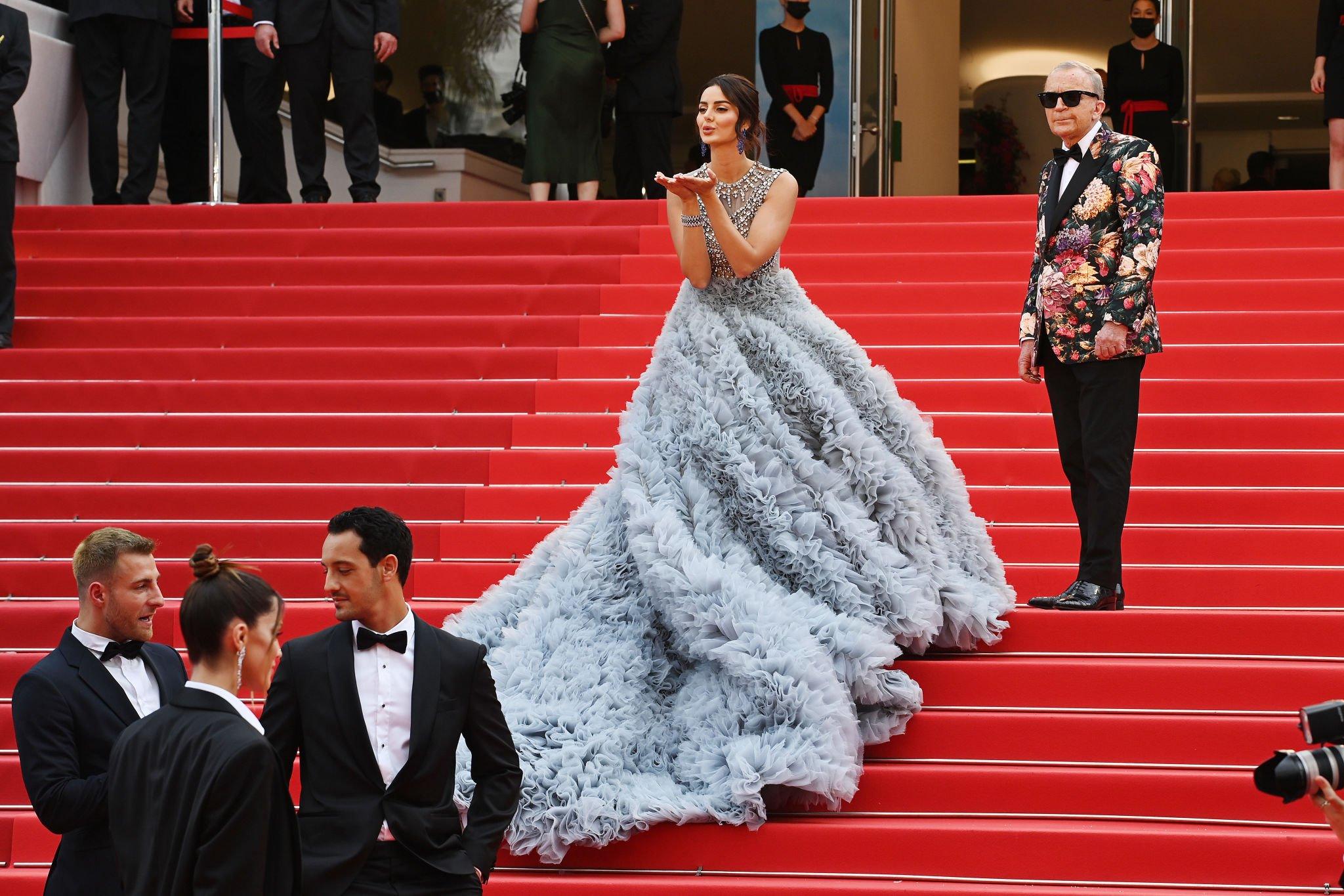 Mahlagha Jaberi at the premiere of "Top Gun: Maverick" - Cannes Film Festival 