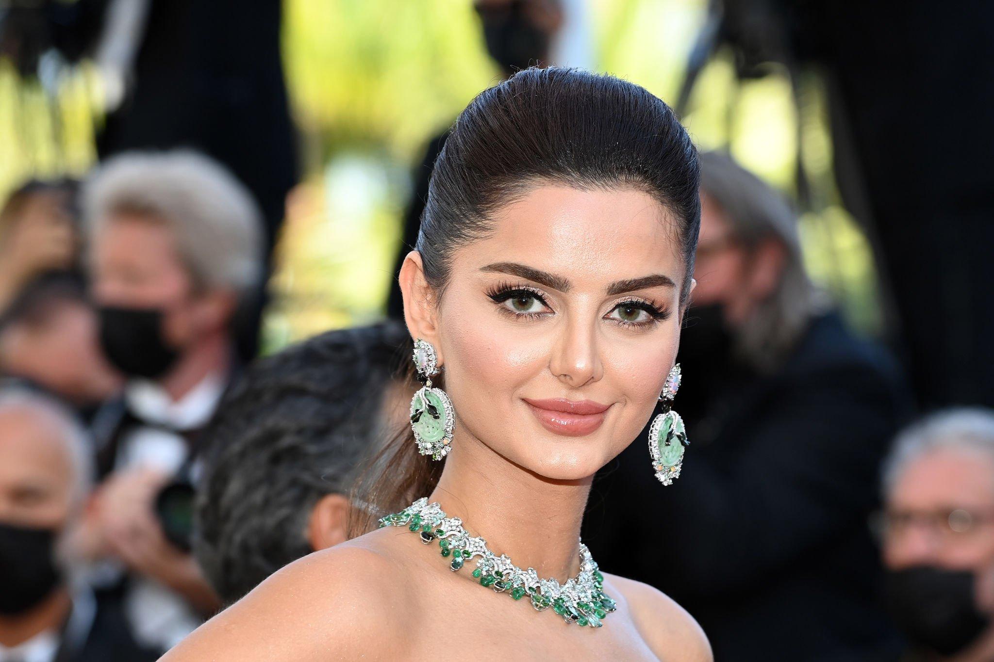 Mahlagha Jaberi at the premiere of "Tre Piani" during the Cannes Film Festival 