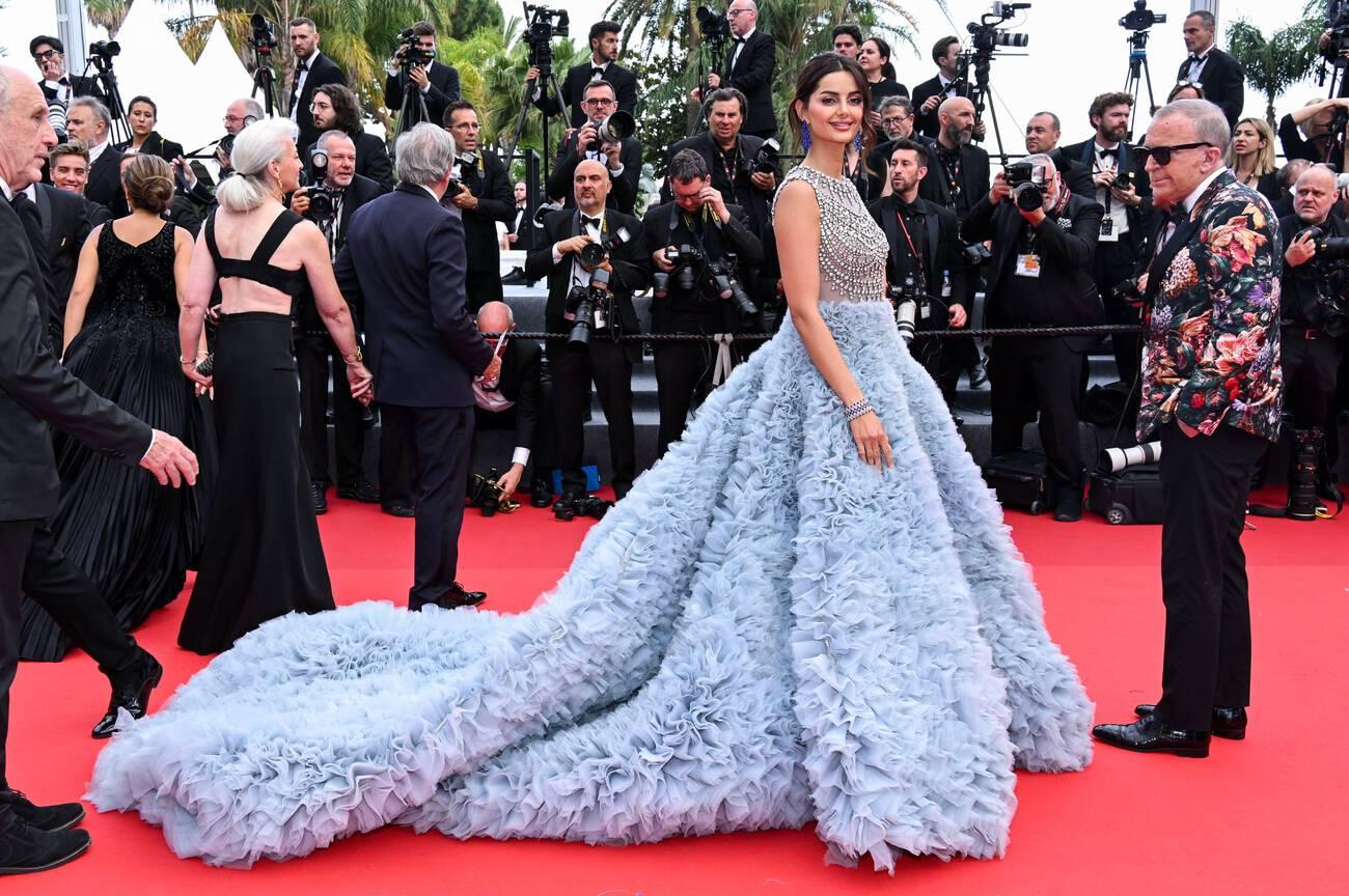 Photo from Mahlagha Jaberi at the premiere of "Top Gun: Maverick" - Cannes Film Festival 