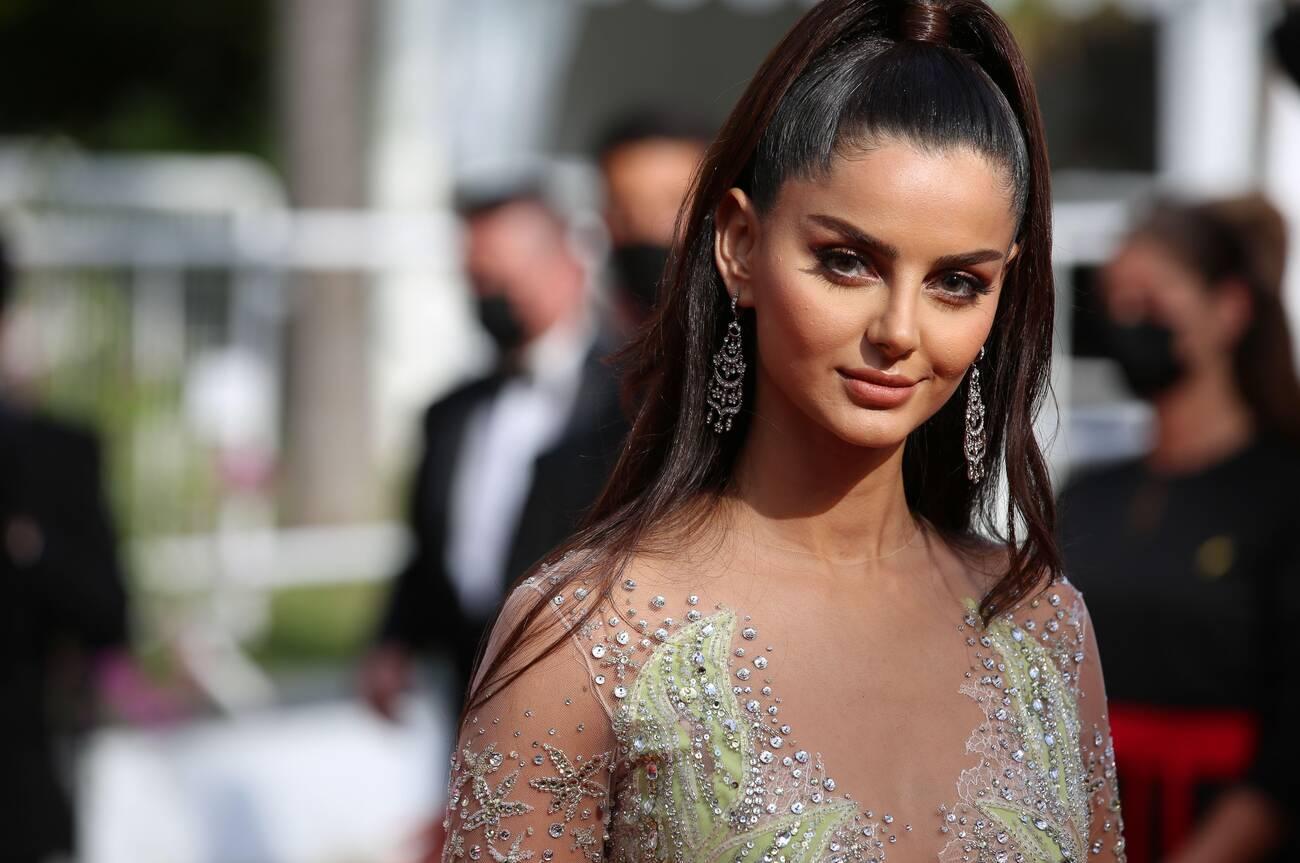 Mahlagha Jaberi at the premiere of "France" during the Cannes Film Festival 