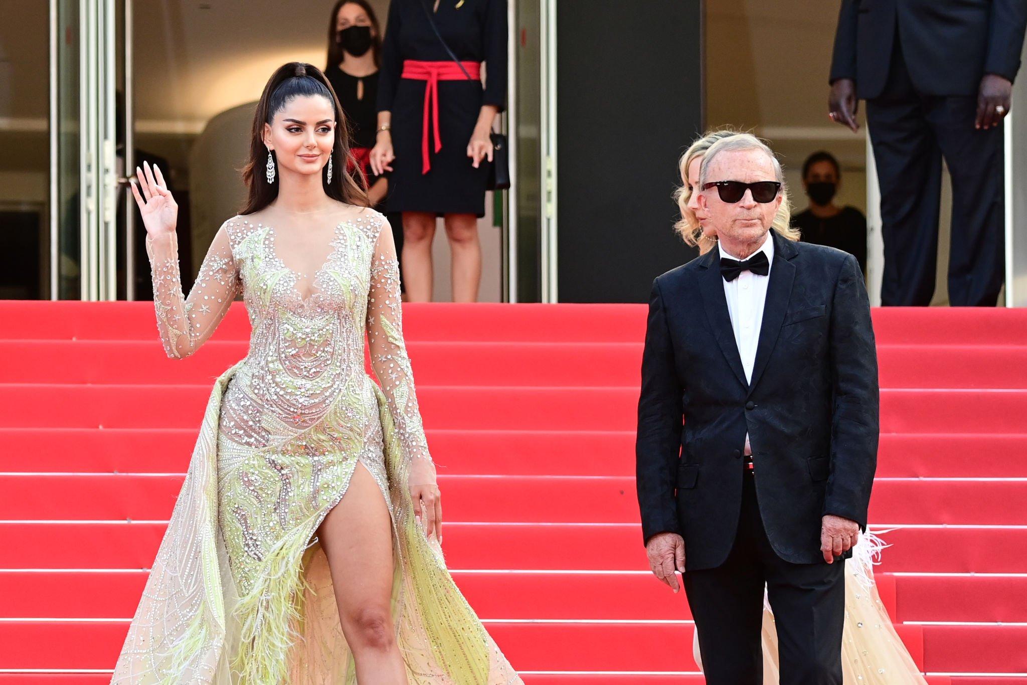 Photo from Mahlagha Jaberi at the premiere of "France" during the Cannes Film Festival 