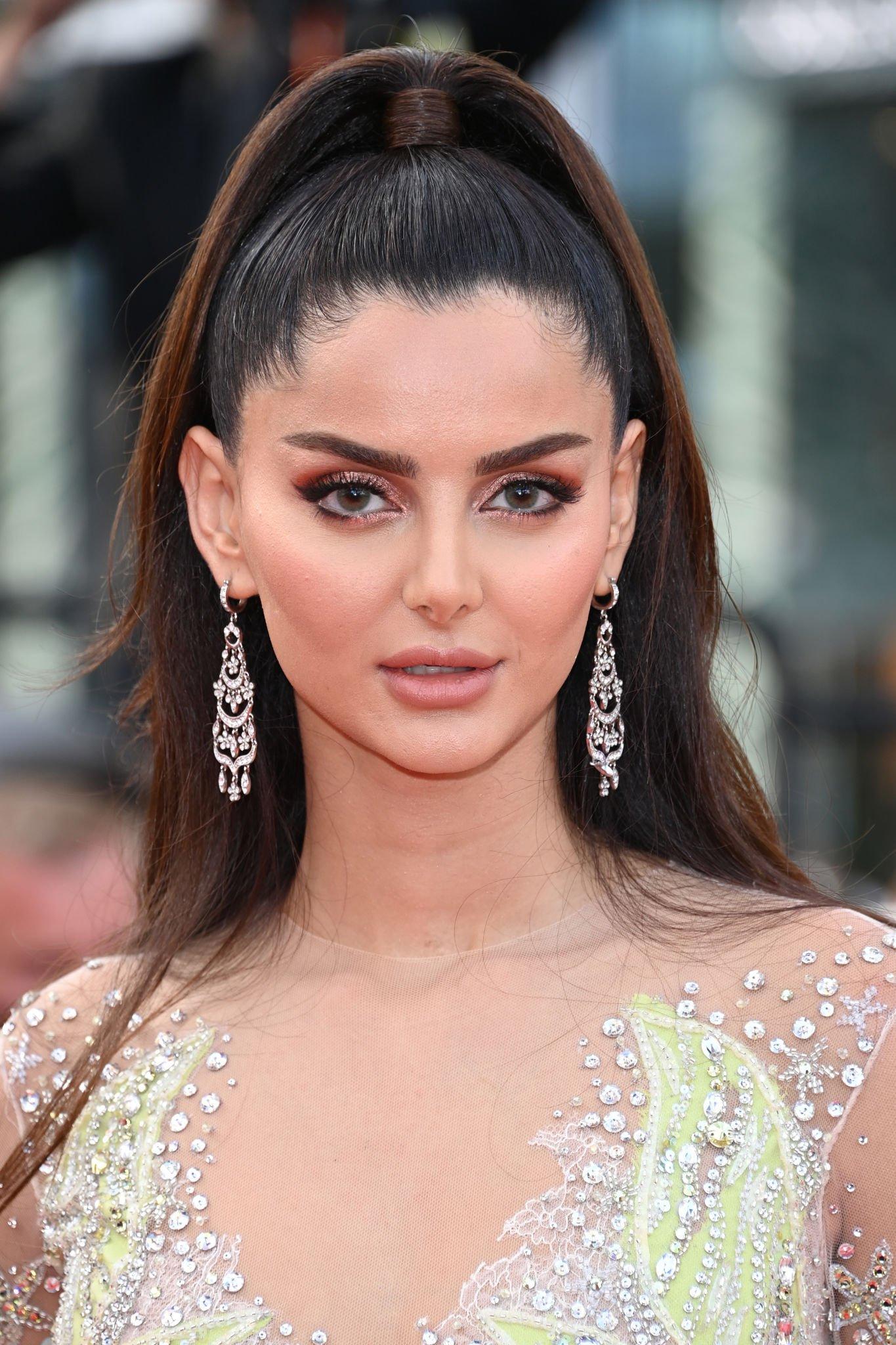 Mahlagha Jaberi at the premiere of "France" during the Cannes Film Festival 