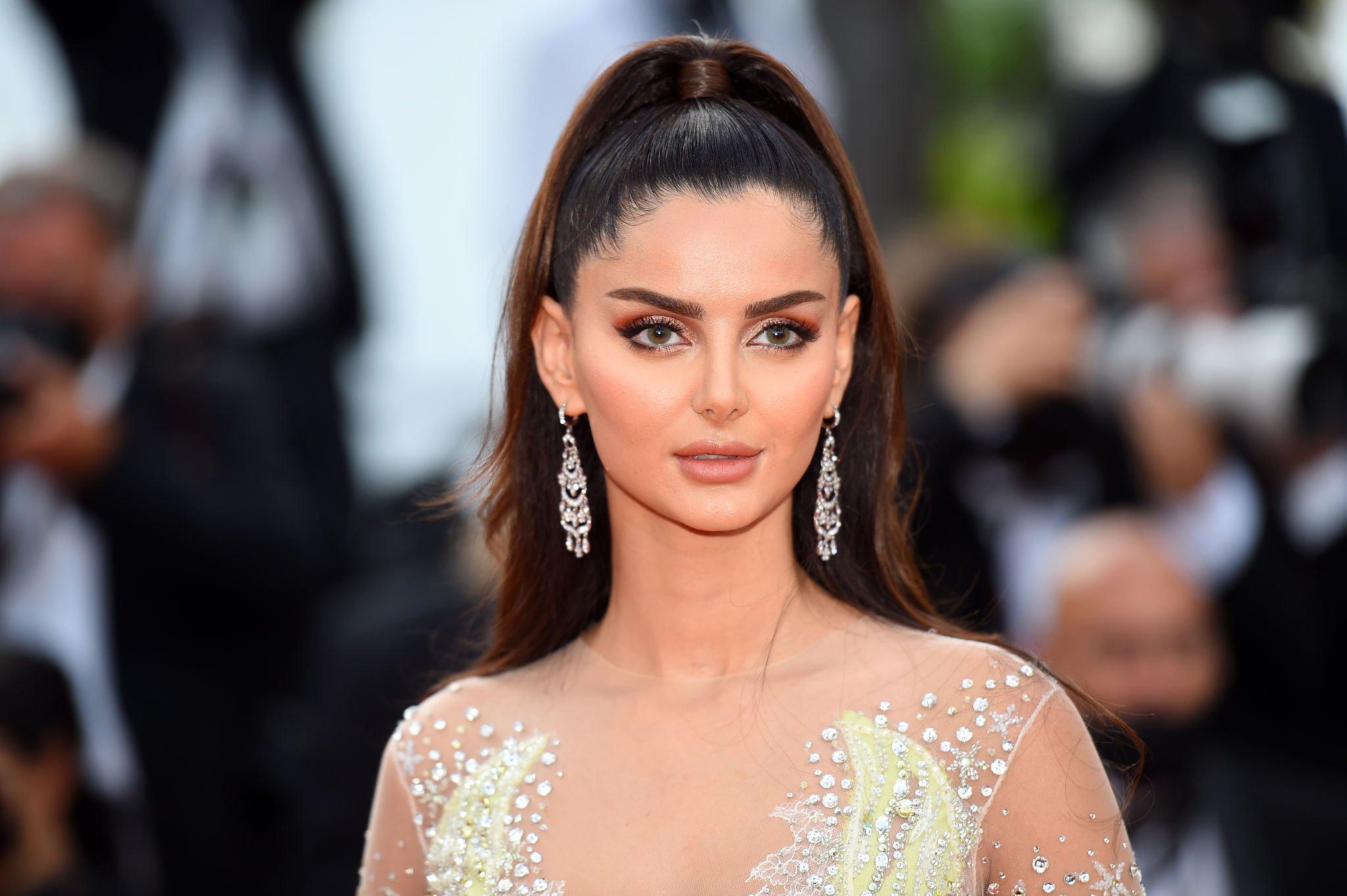 Mahlagha Jaberi at the premiere of "France" during the Cannes Film Festival 