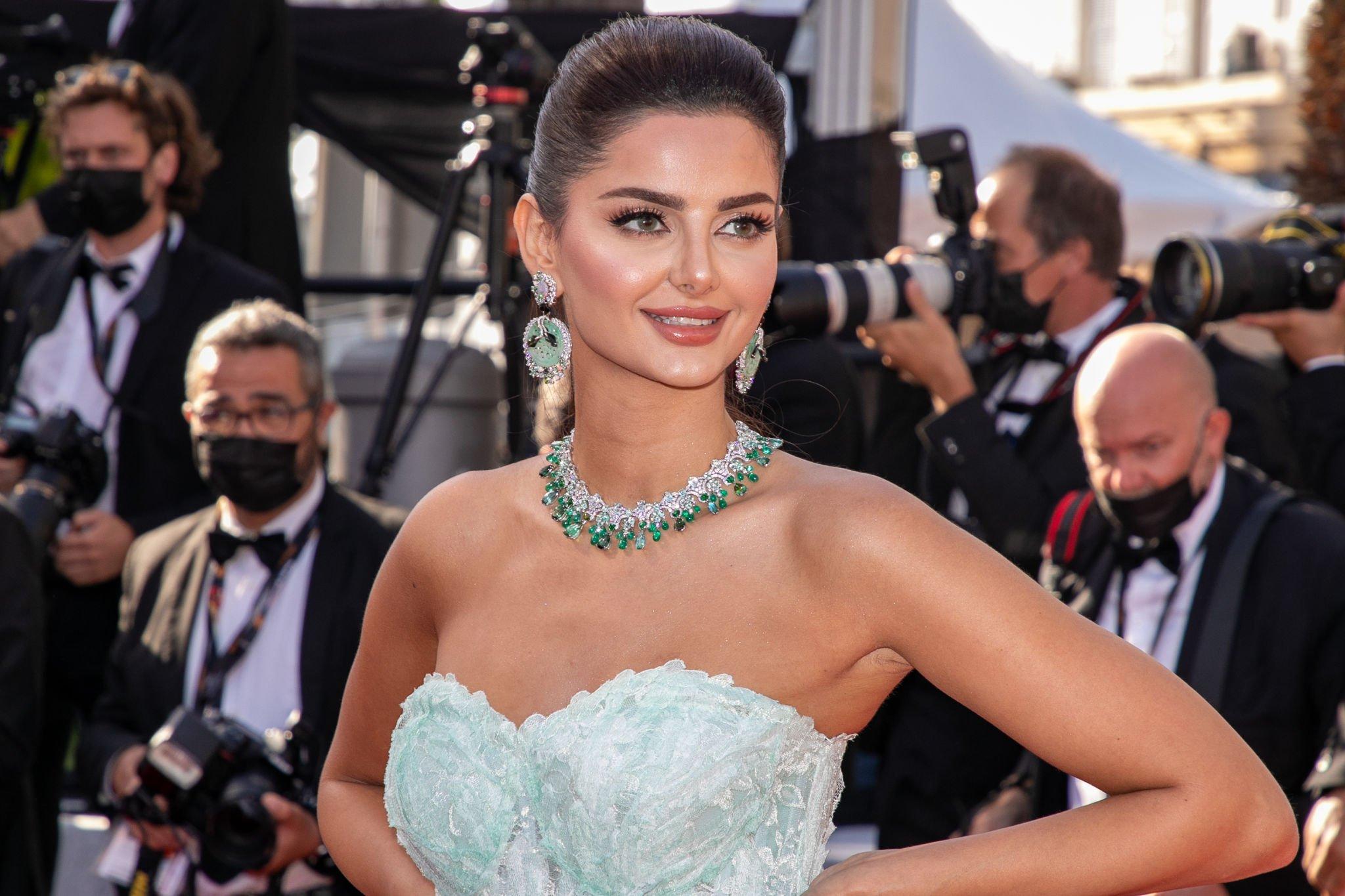 Mahlagha Jaberi at the premiere of "Tre Piani" during the Cannes Film Festival 