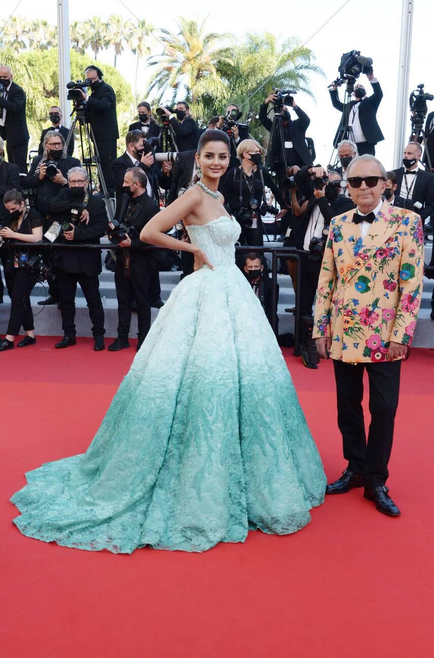 Mahlagha Jaberi at the premiere of "Tre Piani" during the Cannes Film Festival 