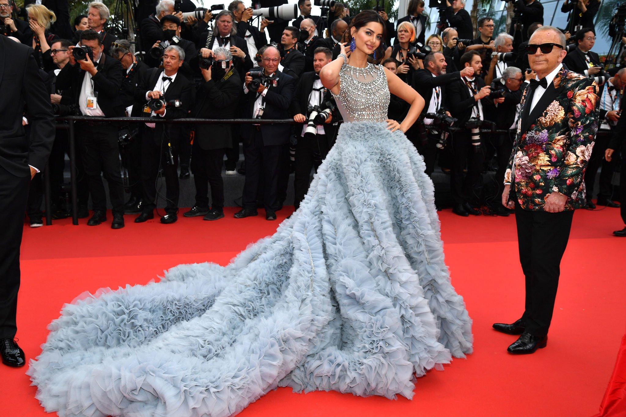 Photo from Mahlagha Jaberi at the premiere of "Top Gun: Maverick" - Cannes Film Festival 