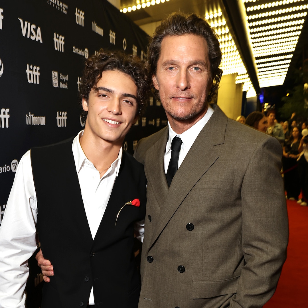 McConaughey Discusses Son Levi Emulating His Career at 'The Lost Bus' Premiere