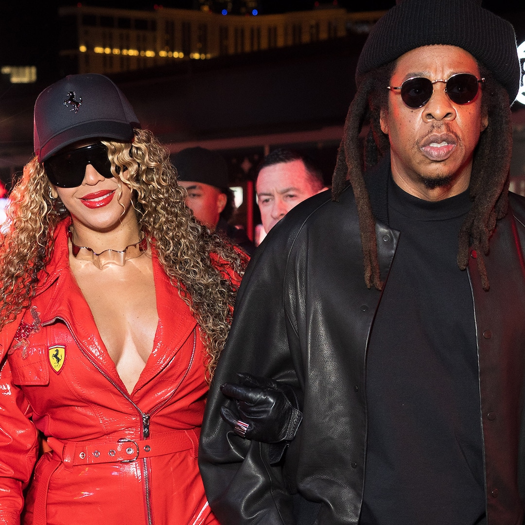 Beyoncé and Jay-Z Share a Rare Moment Together at Las Vegas F1 Grand Prix